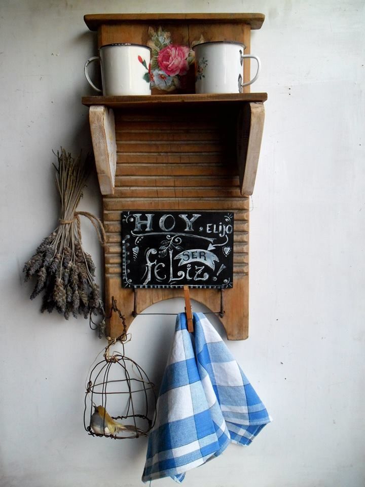 tabla de lavar manualidades